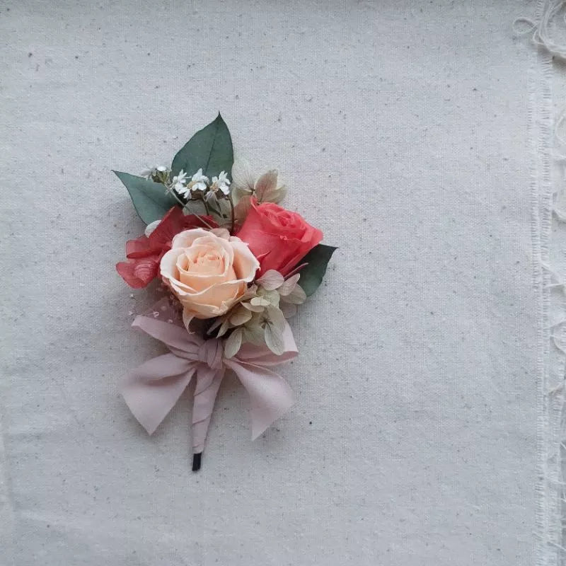 【𝐂𝐡𝐢𝐟𝐟𝐨𝐧 𝐑𝐢𝐛𝐛𝐨𝐧𝐬】2.5cm Korean thick chiffon ribbon wedding invitation ribbon floral material