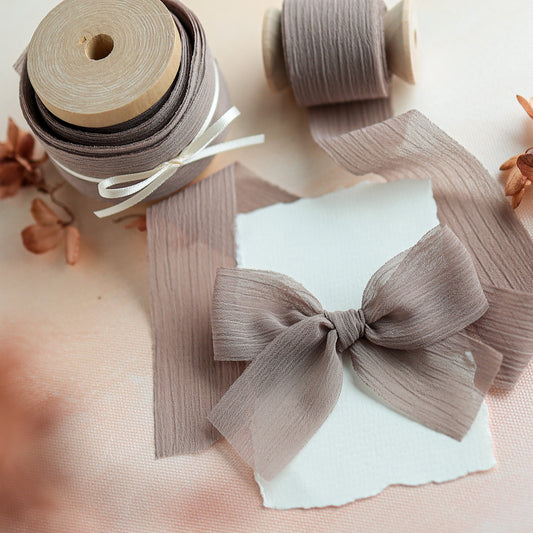 3cm soft chiffon ribbon