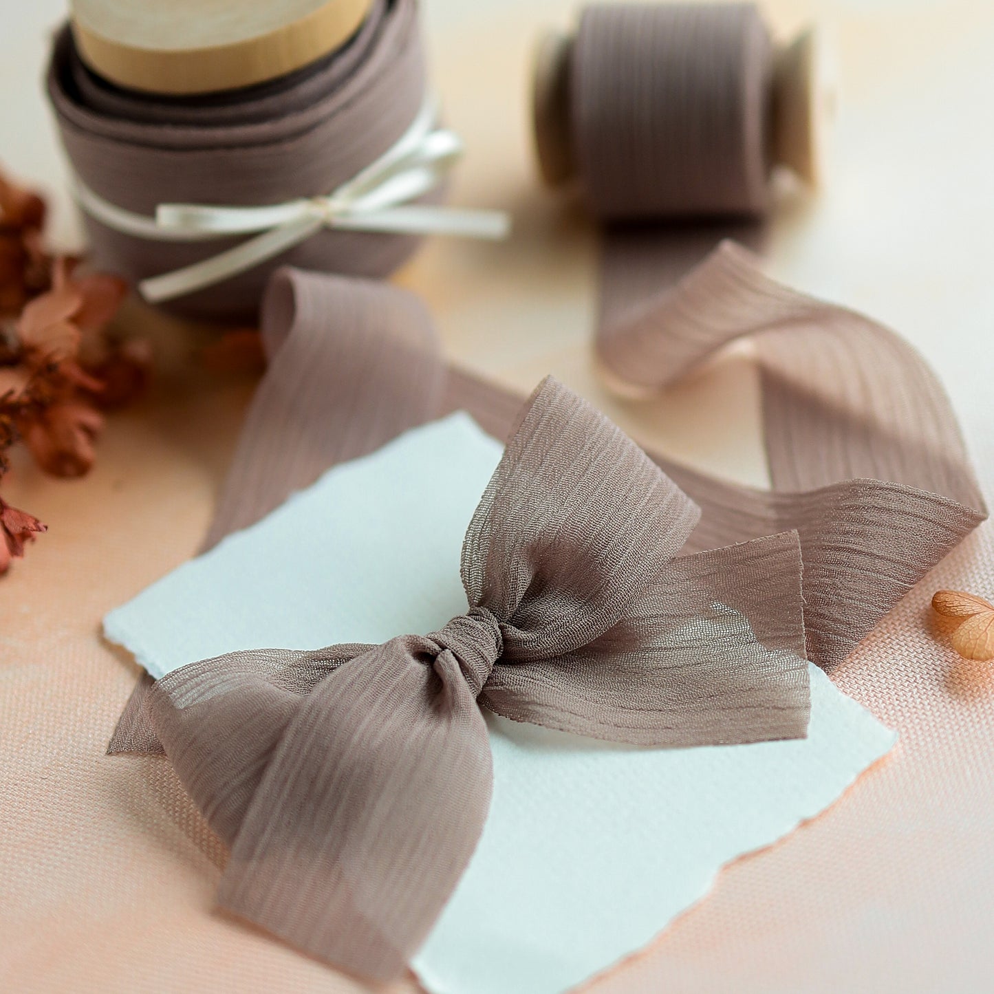 3cm soft chiffon ribbon