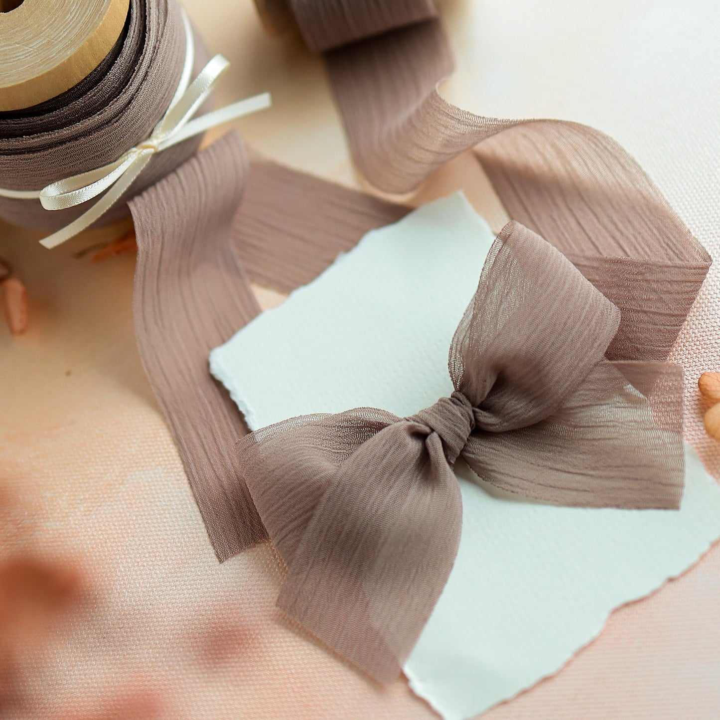 3cm soft chiffon ribbon