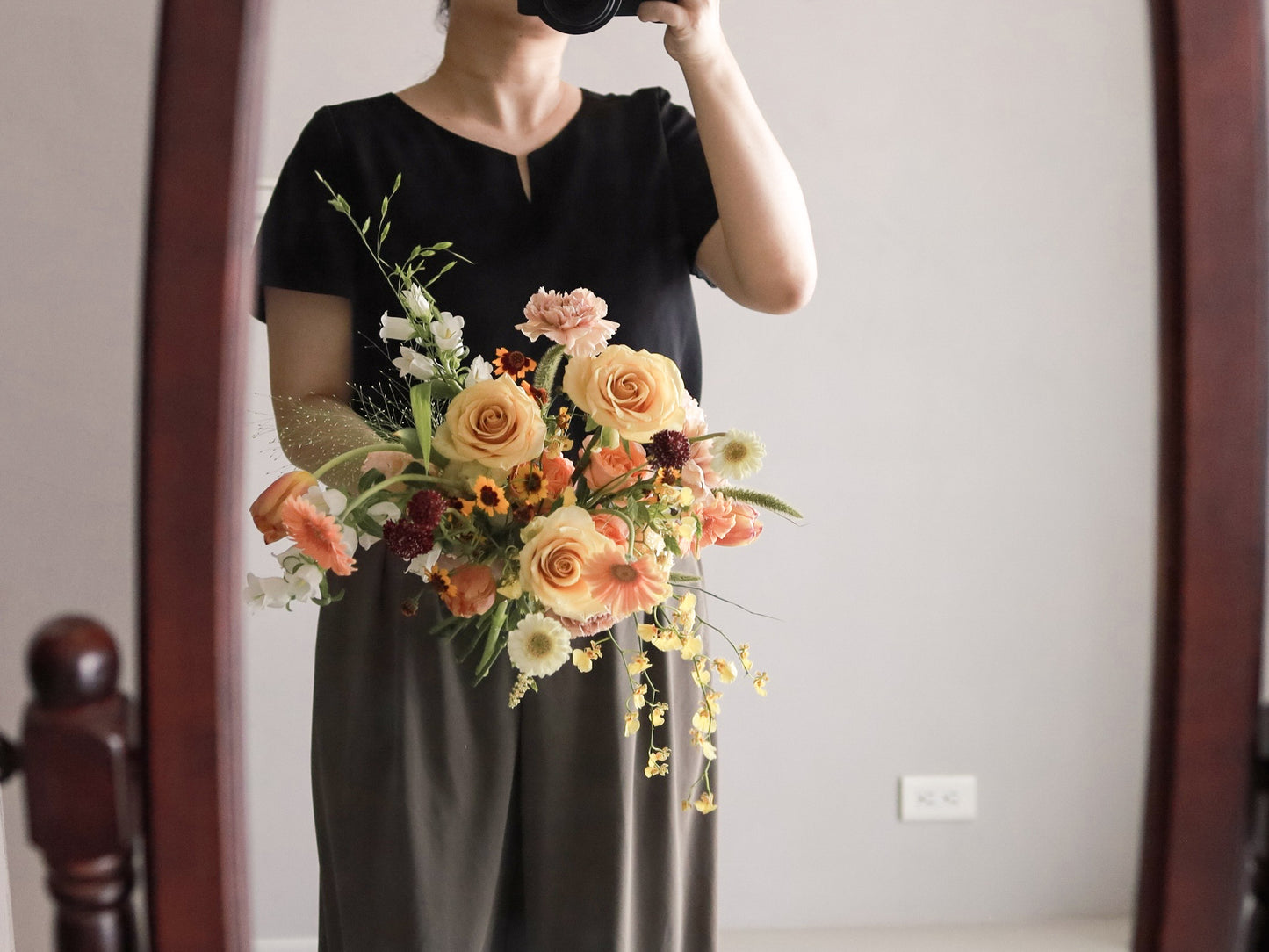 自然風格手綁花束